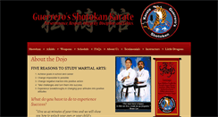 Desktop Screenshot of guerrerosshotokankarate.com